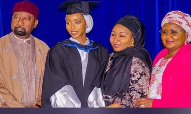 PHOTOS: Buhari’s Daughter-In-Law Bags First Class From UK Varsity