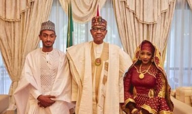 PHOTOS: Buhari Welcomes Great Grandchild