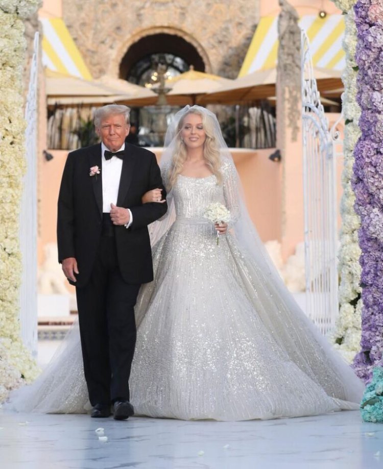 PHOTOS: Trump’s Daughter Marries Nigerian-Bred Fiancé In Florida
