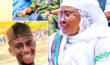 BREAKING: Aisha Buhari bows to pressure, withdraws case against critic, Aminu Mohammed