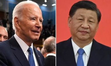 U.S. will act against China threats, Biden asserts