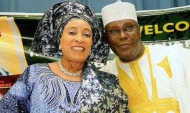 Atiku’s Wife Leads Rally In Yola, Says Nigerians Tired Of Buhari Gov’t