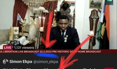 Exposed: ‘Live’ Twitter Broadcast By Simon Ekpa Was Pre-Recorded