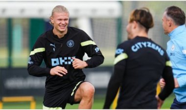 Haaland returns to Manchester City team training