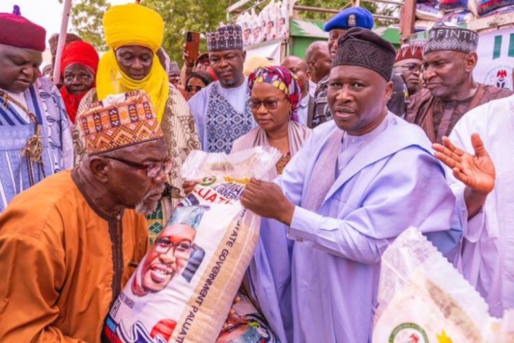 Palliatives: Why Photograph Of Gov Fintiri Is On Bags Of Rice – Aide