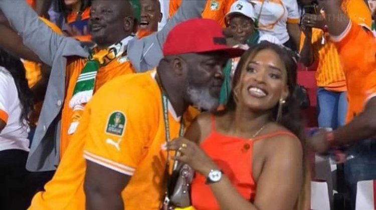 VIRAL VIDEO: Ivorian Fan Apologises To Wife, Children For Wooing Lady