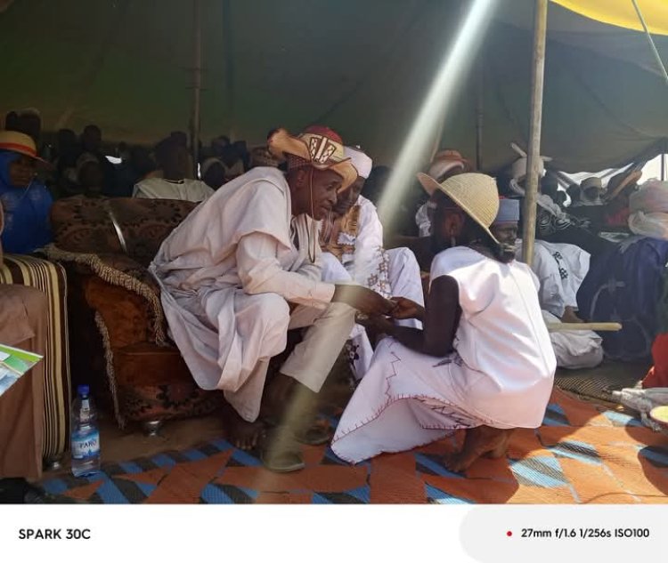 Ramatu Lawal, a pupil in SSS 1 at Community Secondary School Wase, presented a stirring speech that tackled the general perception of the Fulani people. 