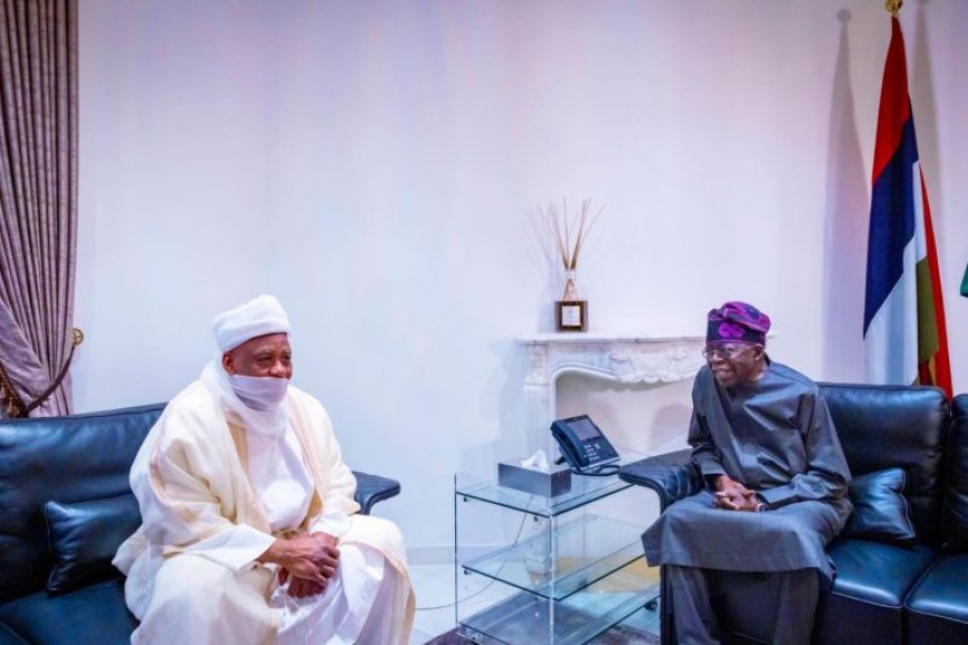 PHOTOS: Tinubu hosts Sultan at Presidential Villa